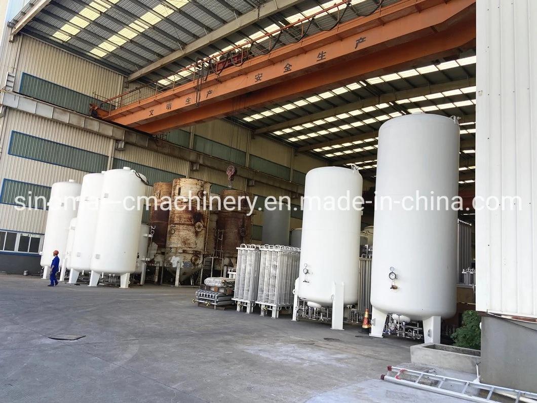 Cryogenic Liquid Oxygen Nitrogen Argon Storage Pressure Tank