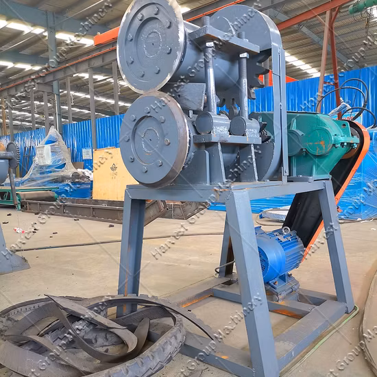 Tyre Shredder Machine Price Waste Tire Shredding Machine Rubber Crusher Scrap Tire Shredder Machine Equipment Tyre Recycling Machine