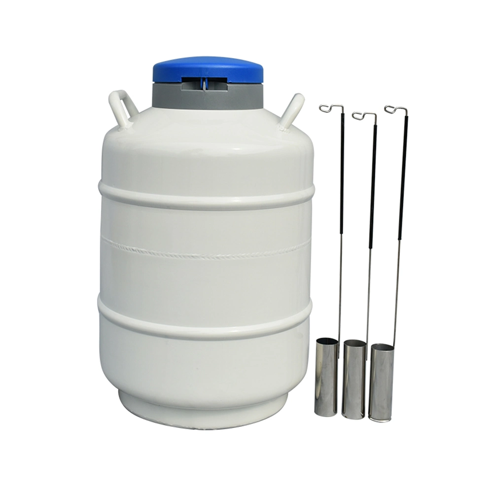 Yds-10 Yds-20 Liquid Nitrogen Tank with Canisters Tank for Cryogenic Storage Biological Materials