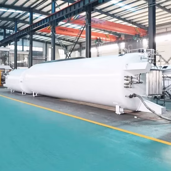 China ISO LPG 200m3 Cryogenic Container Pressure Liquid Semen Vessel Cylinde Manufacturers Zimbabwe Fas Transport Gas Storage Skid Nitrogen Tank for Sale 50%off