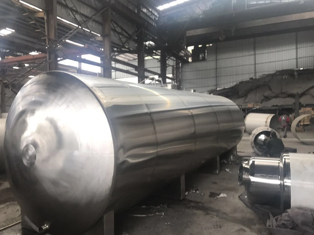 Customized Chemical Alcohol Edible Oil Water Stainless Steel Storage Tank